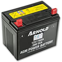 Los mejores  - ARNOLD AZ100 - Batería AGM 12 V 16 AH 280 CCA para cortacésped